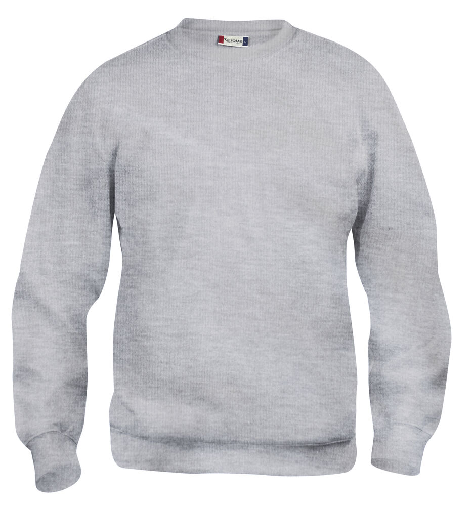 Basic Roundneck Junior Graumeliert