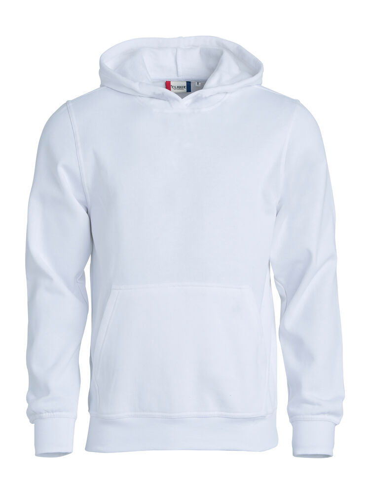 Basic Hoody Junior Weiss