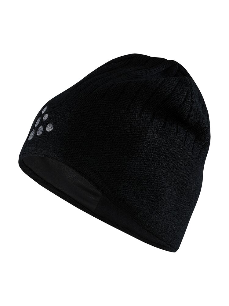 ADV Windblock Knit Hat Black
