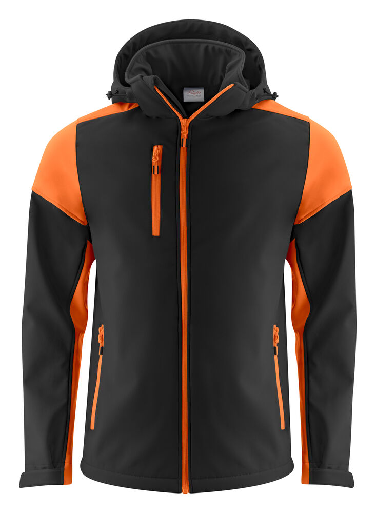 Prime Softshell Schwarz/orange