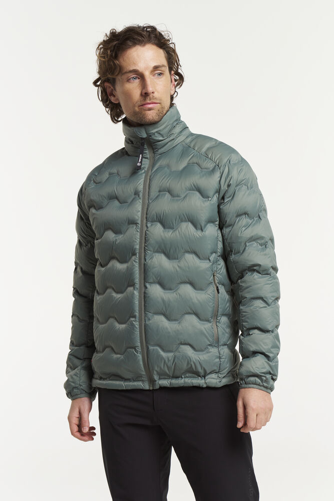 TXlite Shibui Down Collar Jacket Men Graugrün