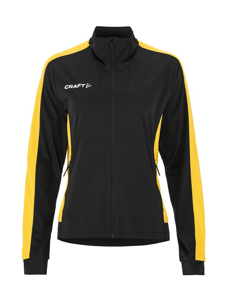 Evolve 2.0 Contrast Full Zip Jacket W Black/Sweden yellow
